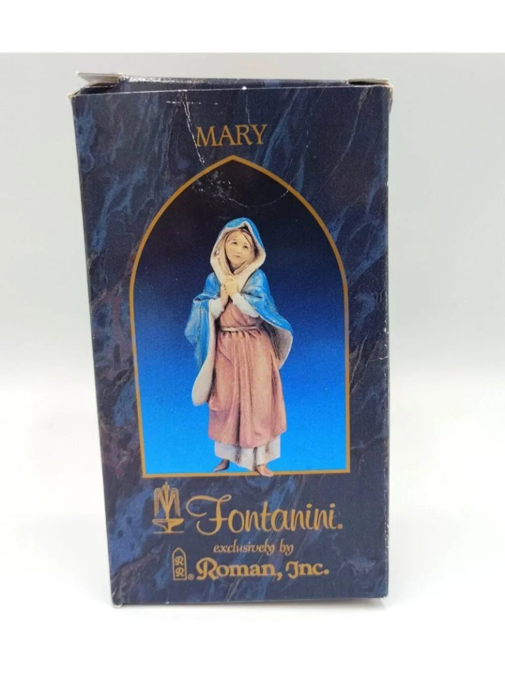 Fontanini Mary Nativity Figurine 53502BX w/ Box Story Card Roman Italy 5 Inch